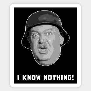 I Know Nothing! Sticker